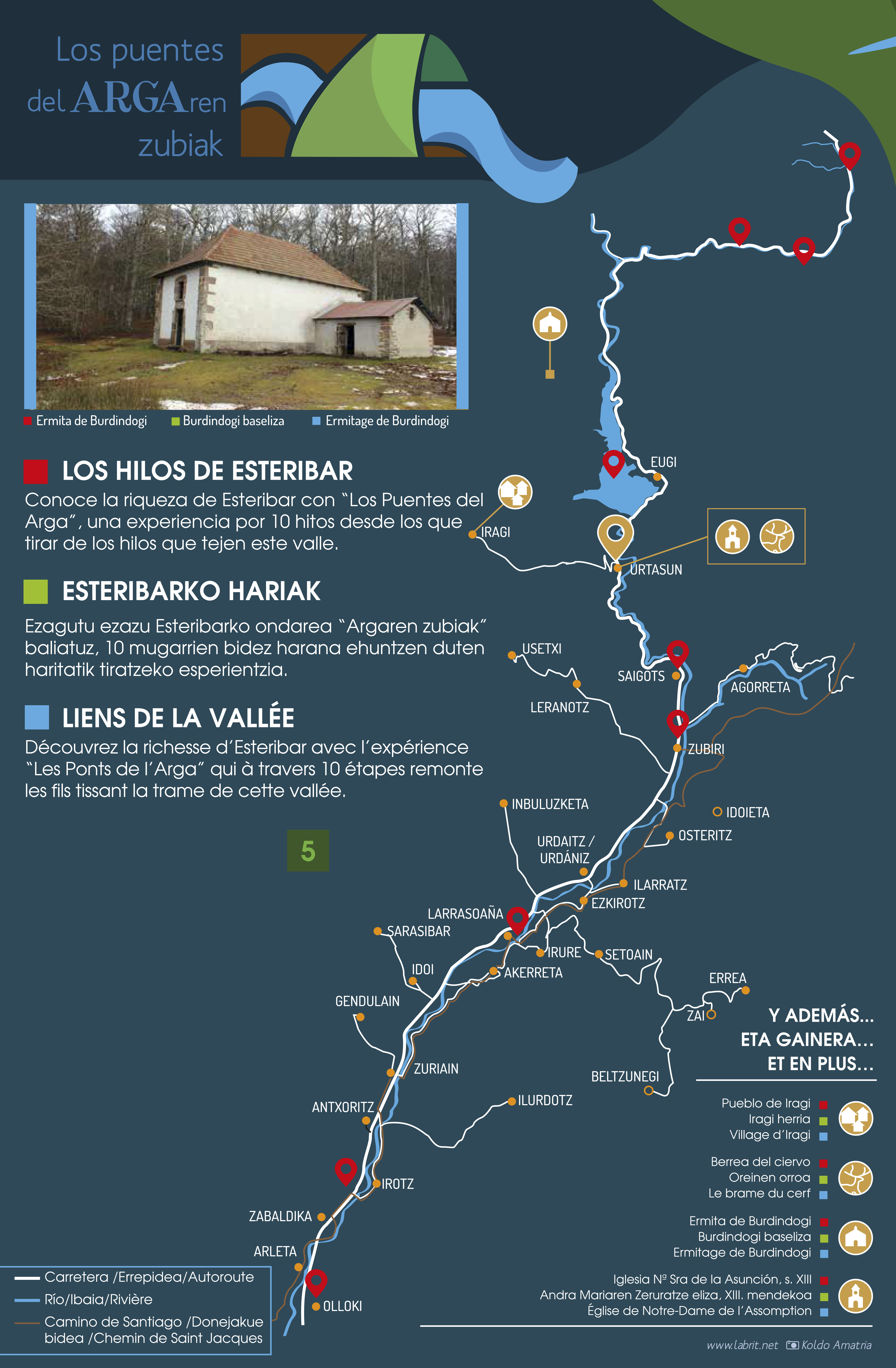 Mapa Puente de Urtasun